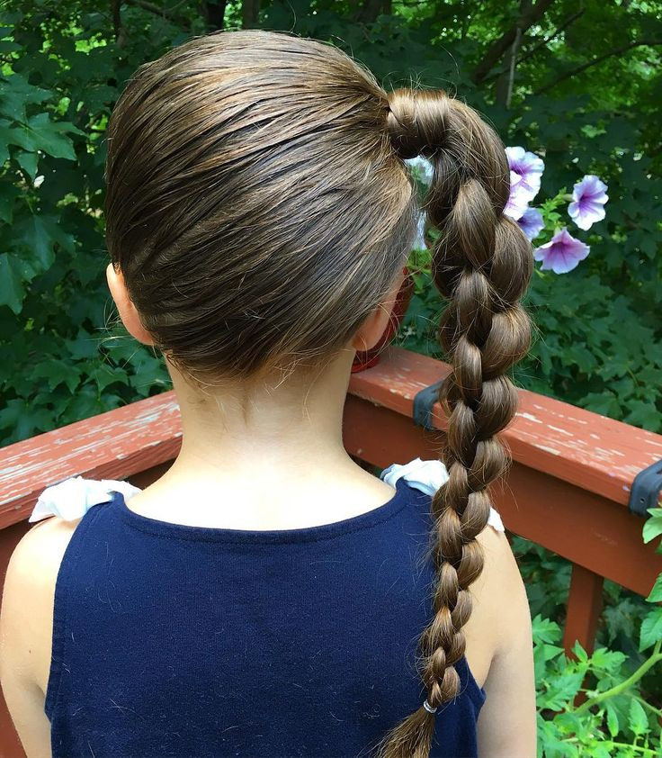 Easy Little Girl Hairstyles For School
 The 25 best Little girl ponytails ideas on Pinterest