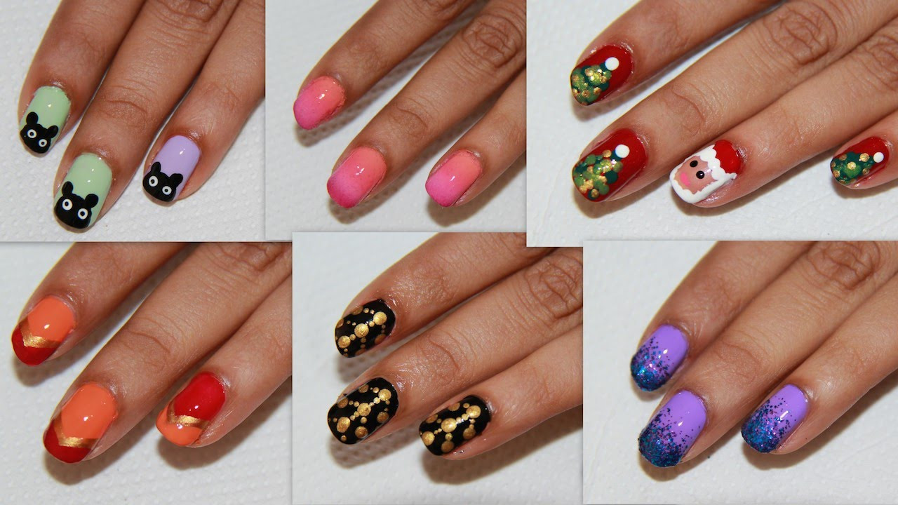 Easy Nail Designs
 6 Easy Nail Art For Beginners
