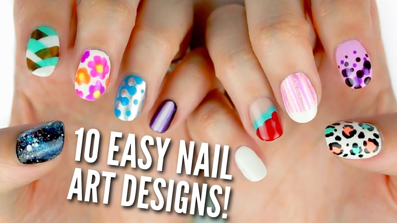 Easy Nail Designs
 10 Easy Nail Art Designs for Beginners The Ultimate Guide