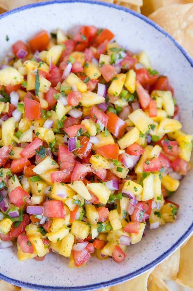 Easy Pineapple Salsa Recipe
 Pineapple Salsa Sweet and Spicy and Great for Dipping