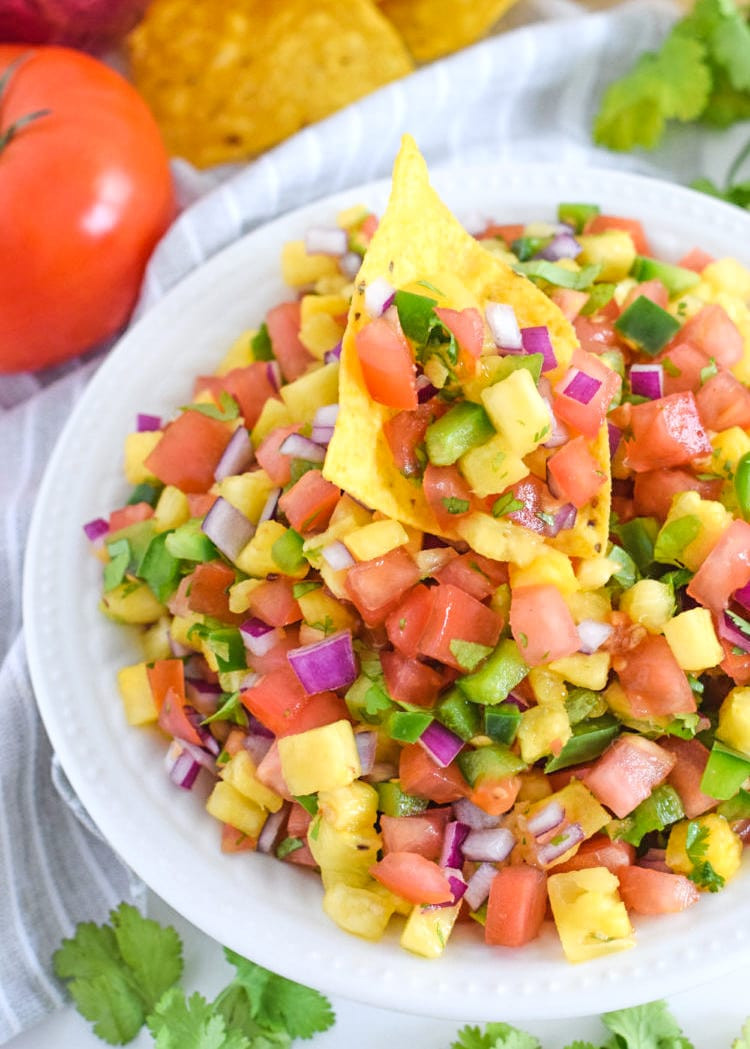 Easy Pineapple Salsa Recipe
 Easy Pineapple Salsa Isabel Eats Easy Mexican Recipes