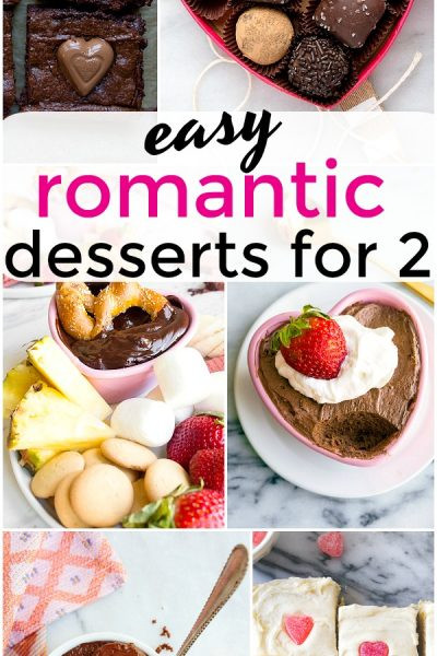 Easy Romantic Desserts For Two
 Dessert for Two