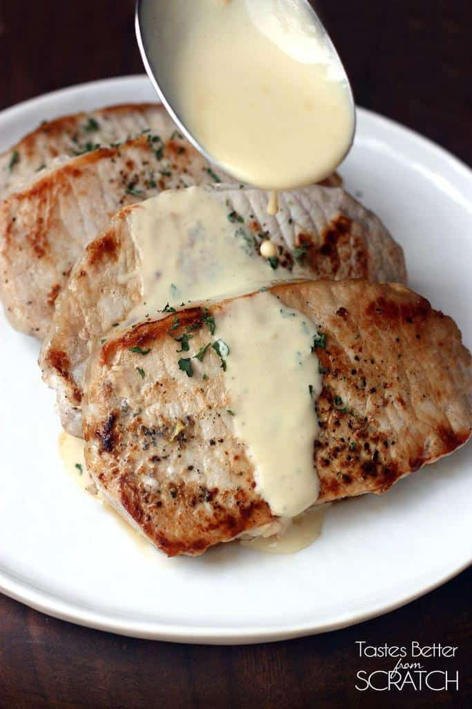 Easy Sauce For Pork Chops
 Pork Chops with Creamy Mustard Sauce Tastes Better From