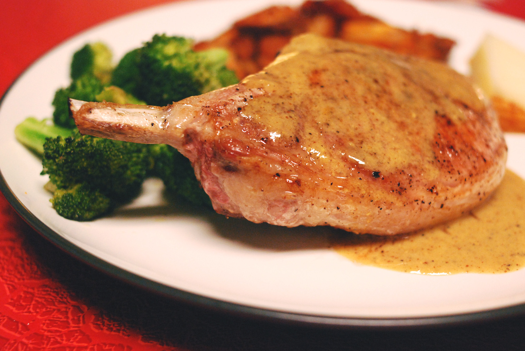 Easy Sauce For Pork Chops
 Keep It Simple Pork Chops with Mustard Sauce