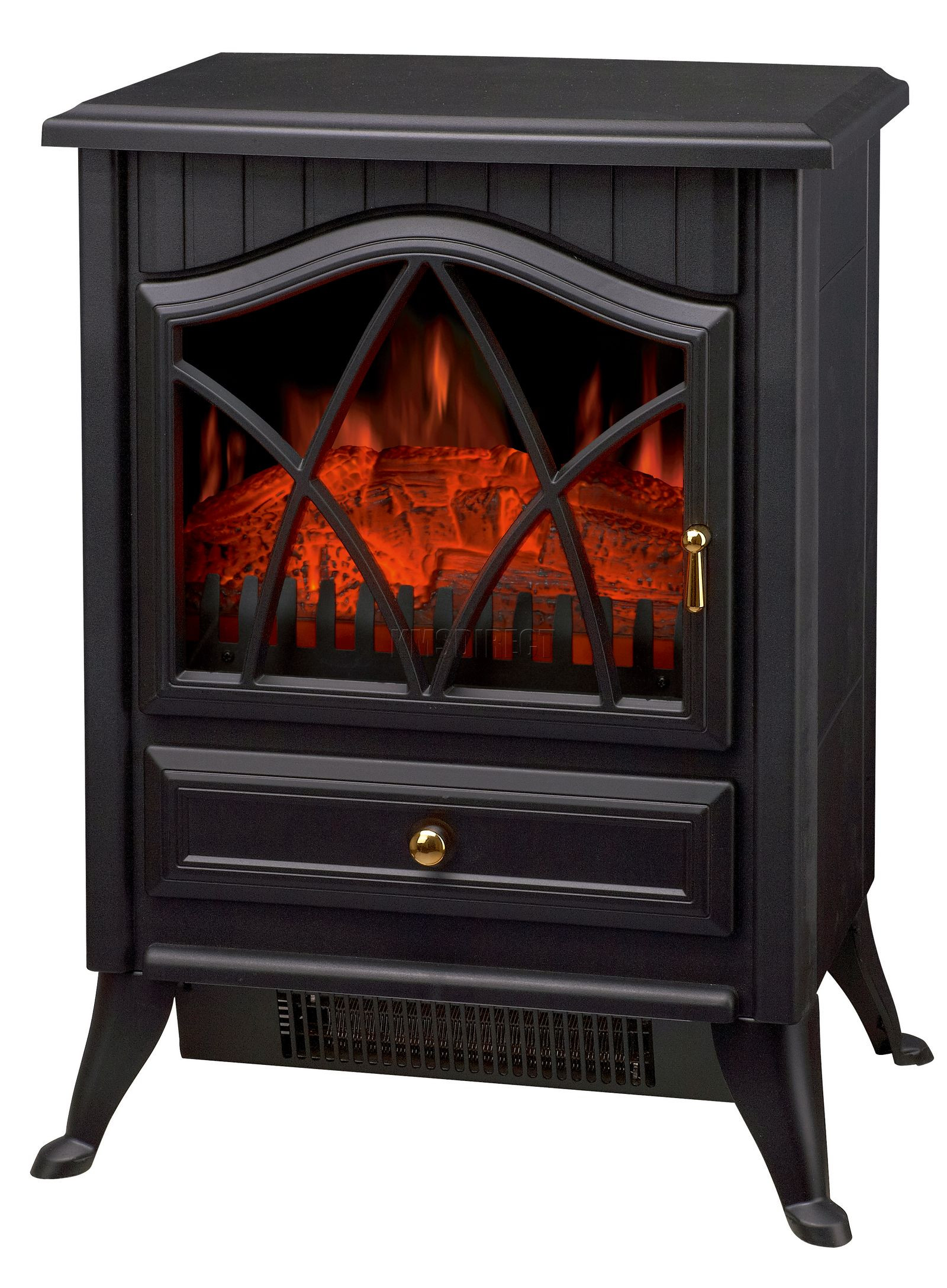 Electric Fireplace Log Heaters
 1850W Log Burning Flame Effect Electric Fire Stove Heater