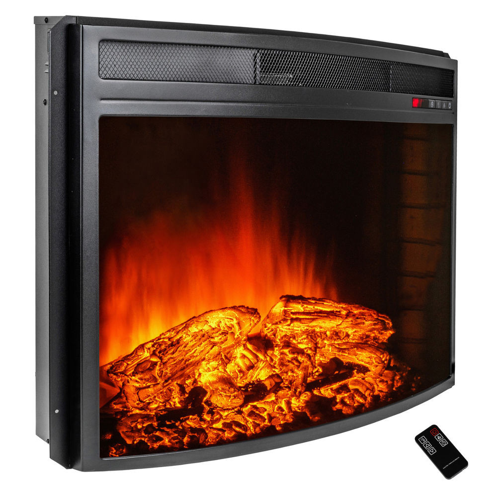Electric Fireplace Log Heaters
 1400W Insert Free Standing 28" Electric Fireplace Firebox