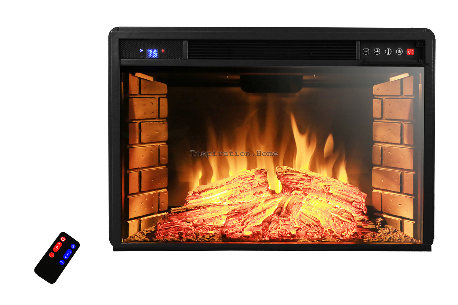 Electric Fireplace Log Heaters
 1400W Free Standing Insert Electric Fireplace Firebox