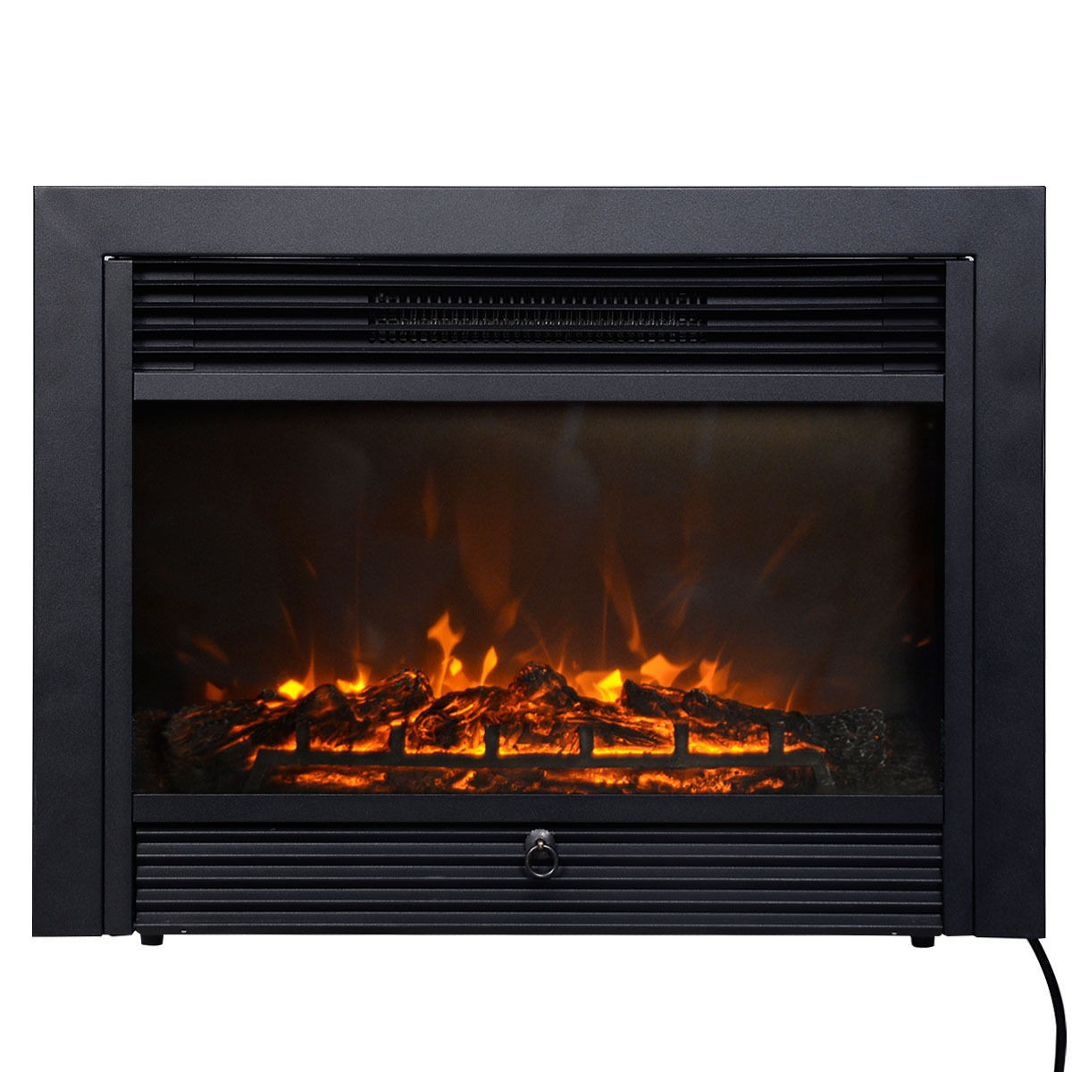 Electric Fireplace Log Heaters
 Electric Fireplace Insert 28 5" Embedded Heater Glass View