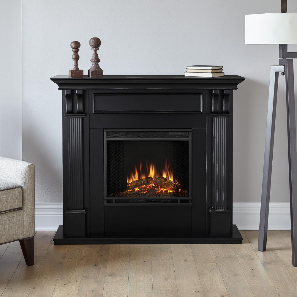 Electric Fireplace Picture
 Real Flame Ashley 48 in Electric Fireplace in Blackwash