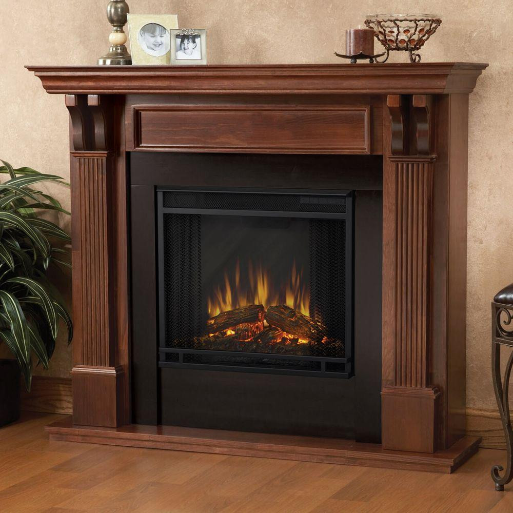 Electric Fireplace Picture
 Real Flame Ashley 48 in Electric Fireplace in Mahogany