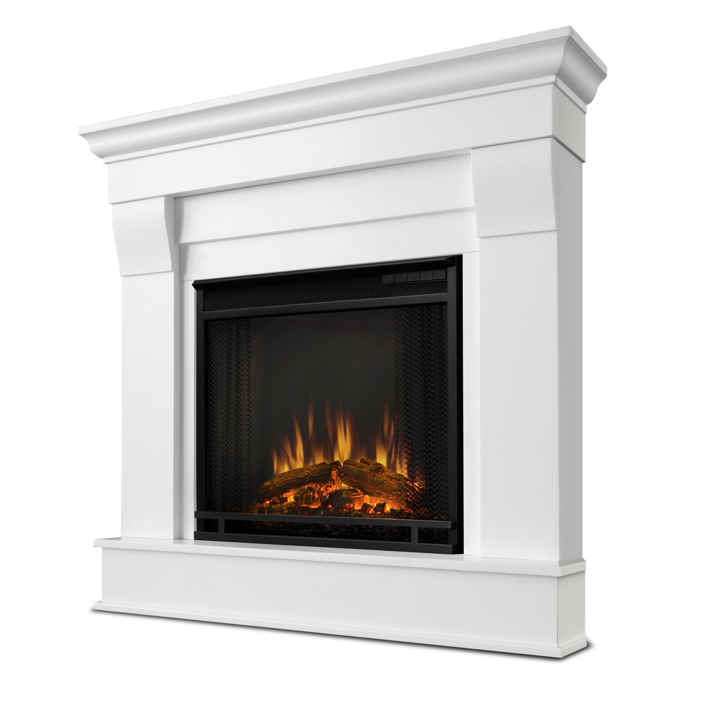 Electric Fireplace Picture
 Real Flame Chateau Corner Electric Fireplace & Reviews