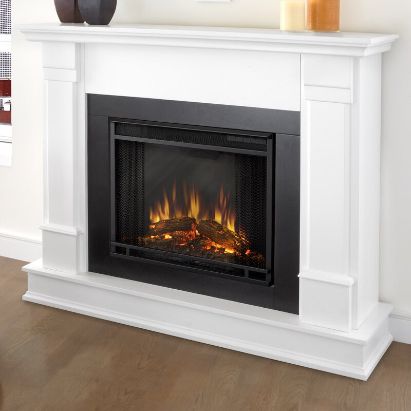 Electric Fireplace Picture
 Real Flame Silverton Electric Fireplace & Reviews