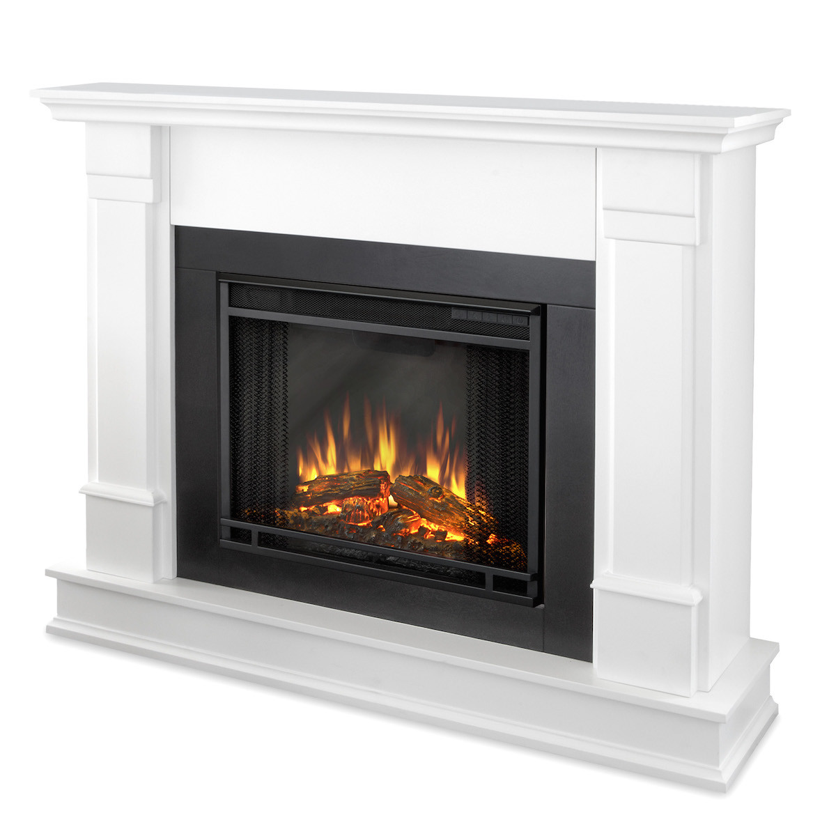 Electric Fireplace Picture
 Real Flame Silverton Electric Fireplace in White