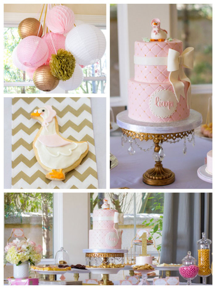 Elegant Birthday Party Decorations
 Kara s Party Ideas Elegant Mother Goose Birthday Party