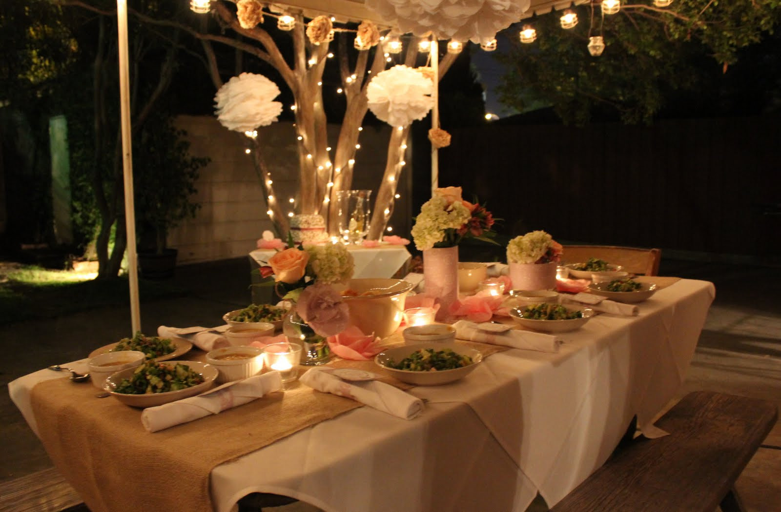 Elegant Birthday Party Decorations
 Juneberry Lane Outdoor Champagne Soirée A Simple