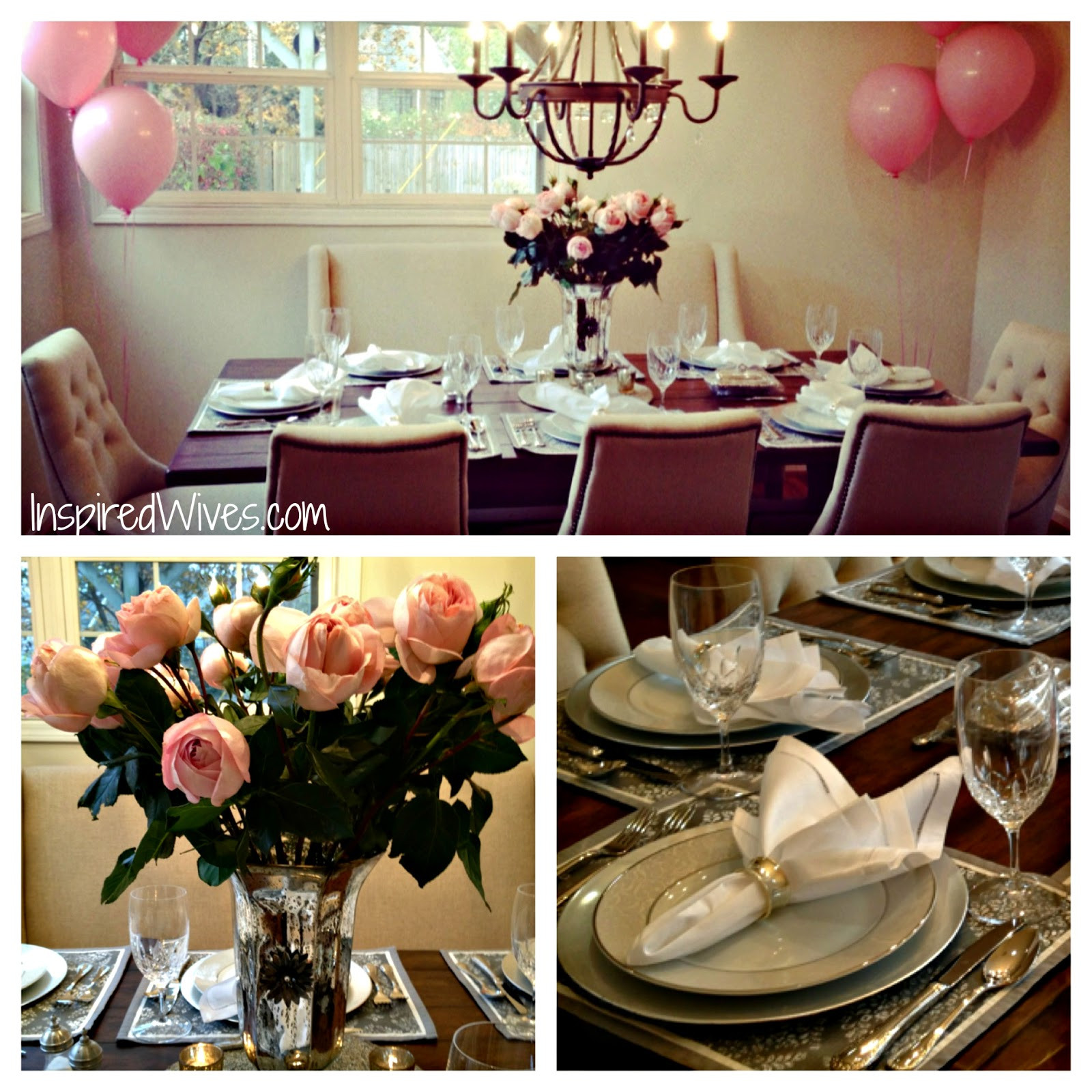 Elegant Dinner Party Ideas
 Inspired I Dos Elegant Dinner Party Think Pink