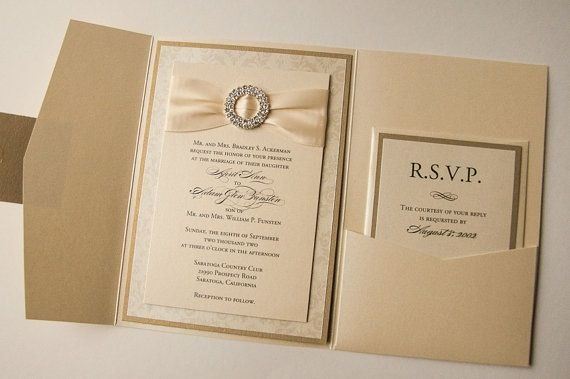 Elegant Wedding Invites Coupon
 Elegant gold wedding invitations