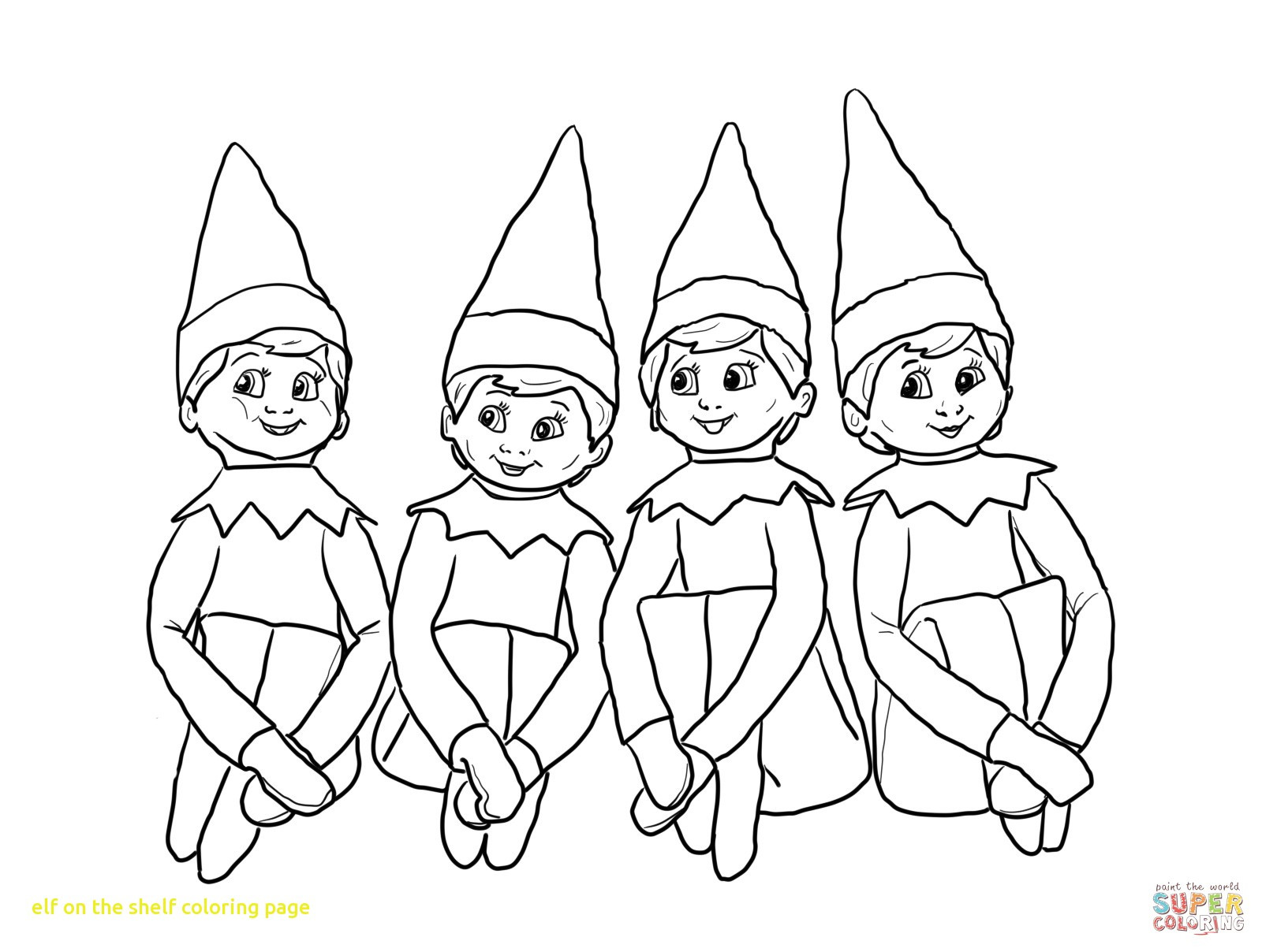 Elf Coloring Pages Printable
 Buddy The Elf Drawing at GetDrawings