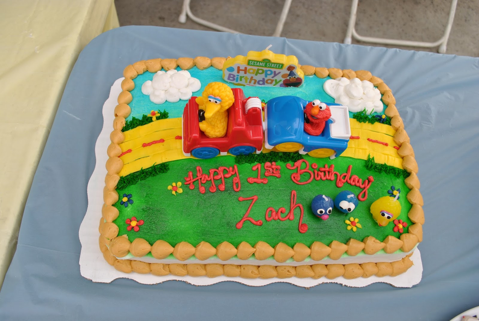Elmo Birthday Cakes At Walmart
 It s a Momsies World Zach s Sesame Street 1st Birthday Party