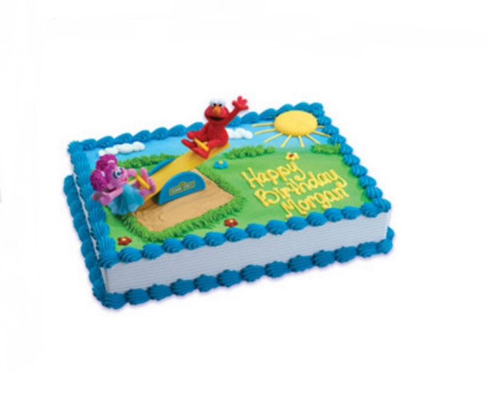 Elmo Birthday Cakes At Walmart
 Wal Mart Bakery Sesame Street Elmo and Abby Cadabby Cake