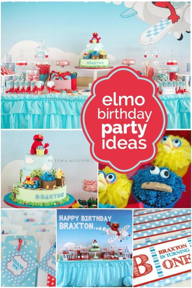Elmo Birthday Party Decorations
 13 Cool Boy s Birthday Parties We Love Spaceships and