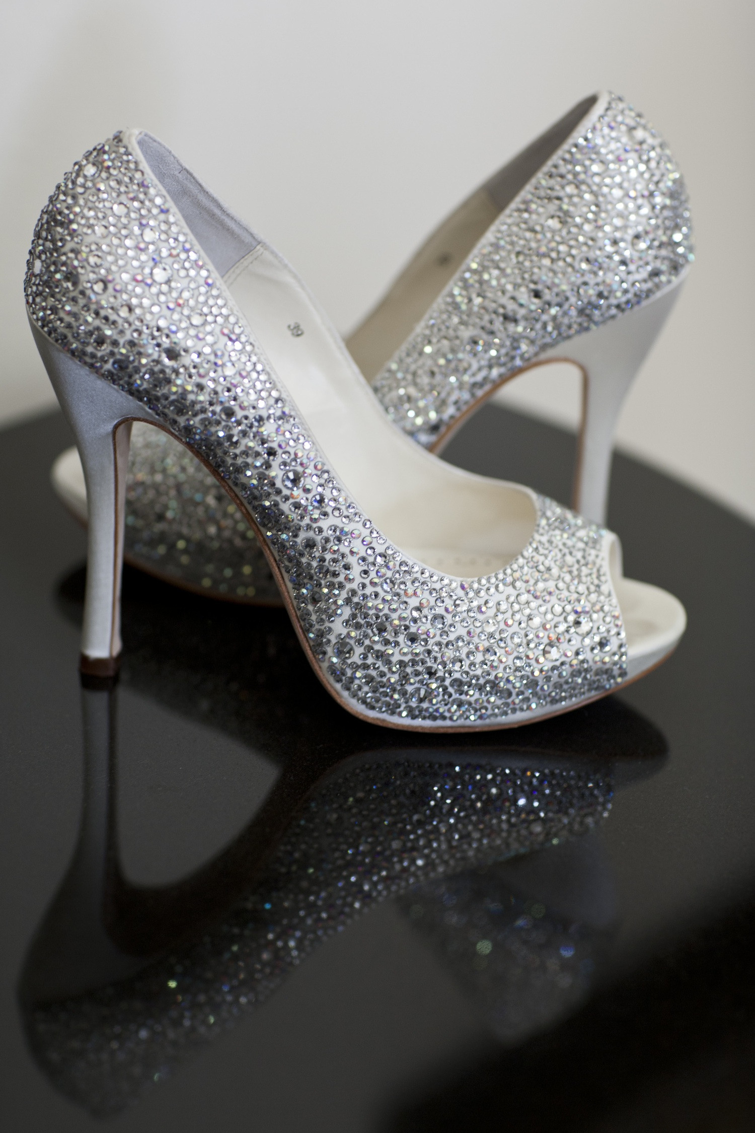 Embellished Wedding Shoes
 Crystal embellished glam bridal shoes