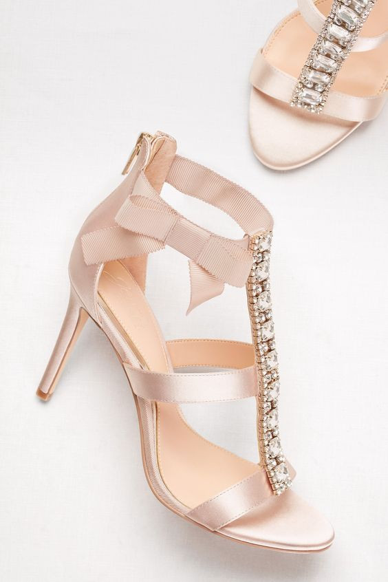 Embellished Wedding Shoes
 32 Chic And fy Wedding Sandals Ideas Weddingomania