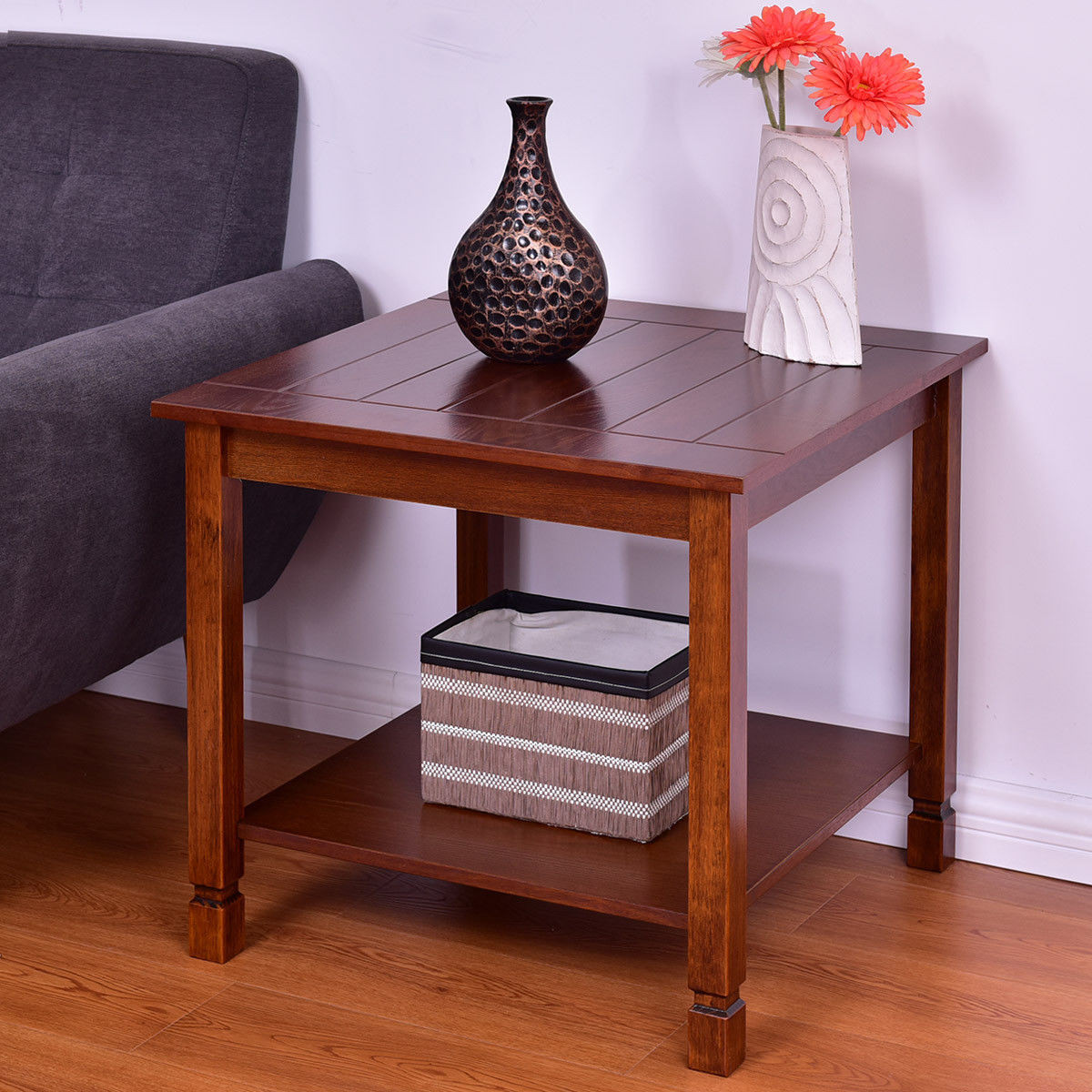 End Tables Living Room
 Giantex Wood Side Table Living Room End Table Night Stand