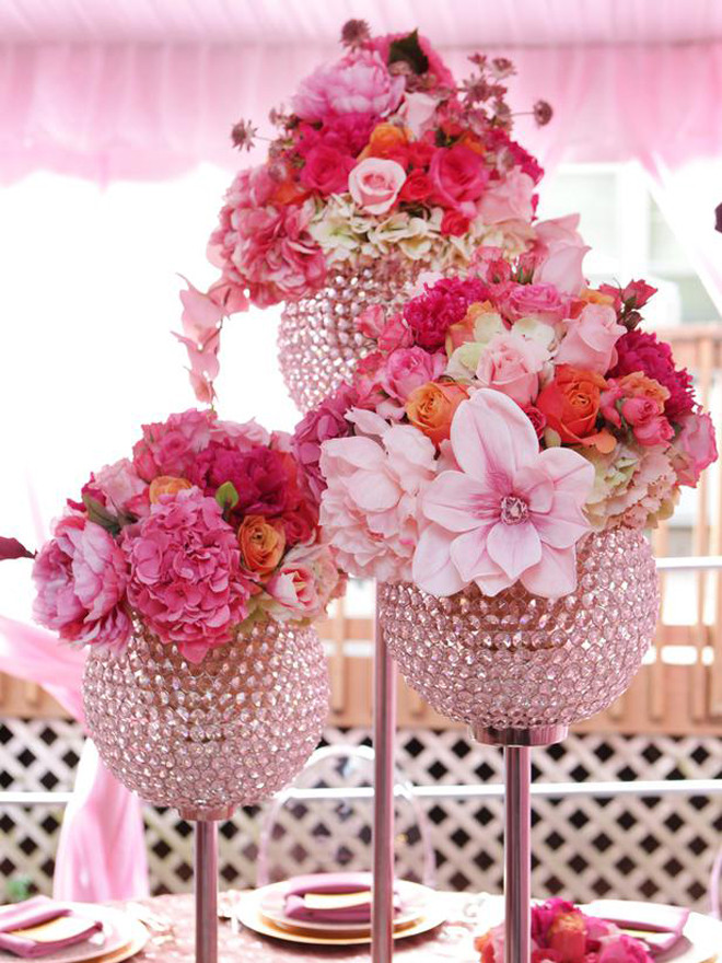 Engagement Party Flower Centerpiece Ideas
 25 Stunning Wedding Centerpieces Part 13 Belle The