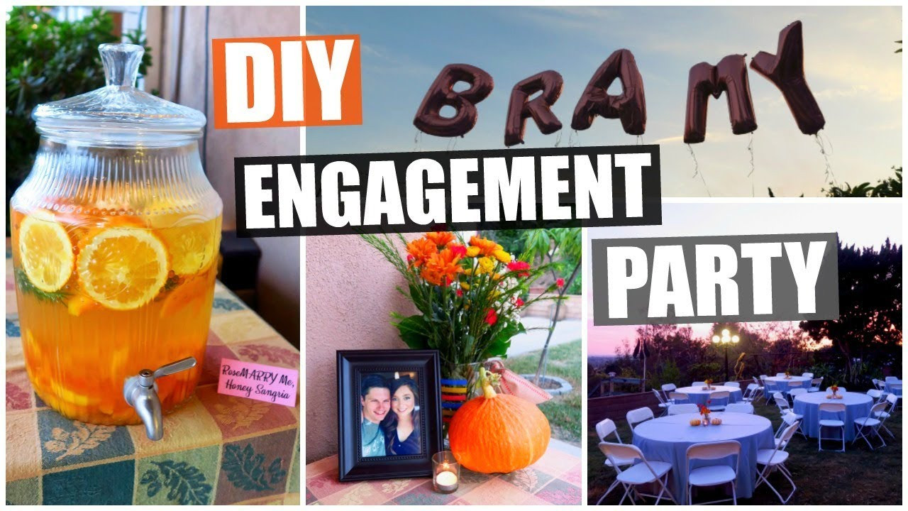 Engagement Party Ideas Diy
 Engagement Party Planning Prep DIY Ideas