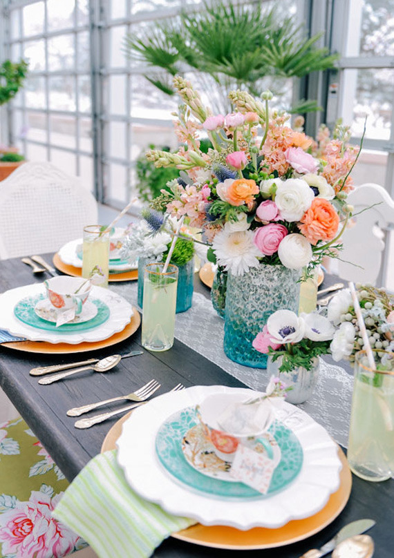Engagement Party Ideas For Spring
 Spring tea party Wedding Inspiration