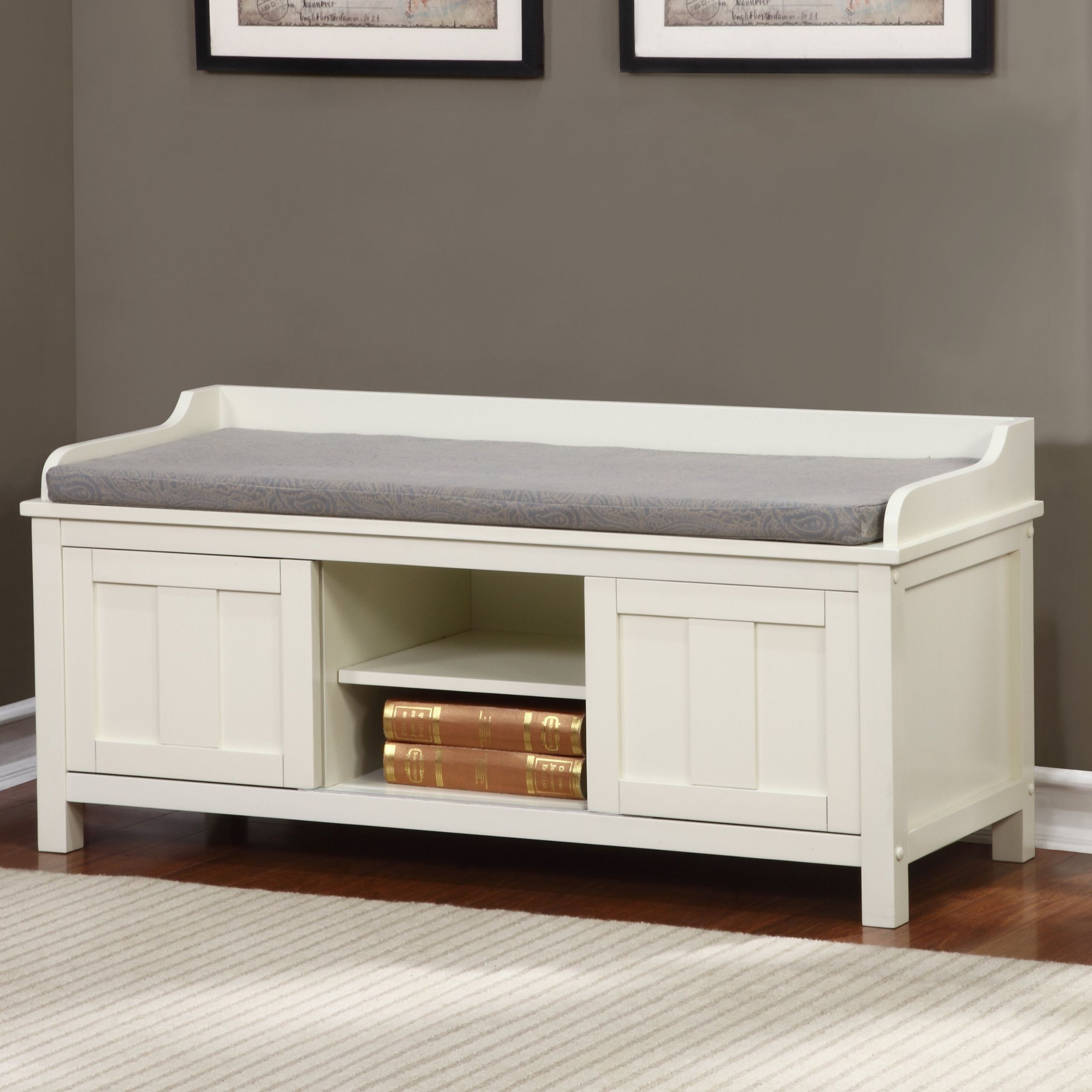 Entry Way Storage Bench
 Breakwater Bay Maysville Wood Storage Entryway Bench & Reviews