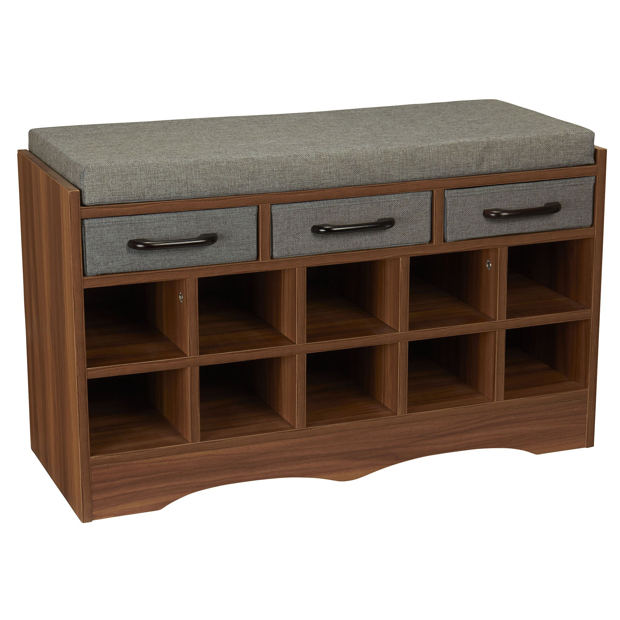Entry Way Storage Bench
 Household Essentials Entryway Shoe Storage Bench & Reviews