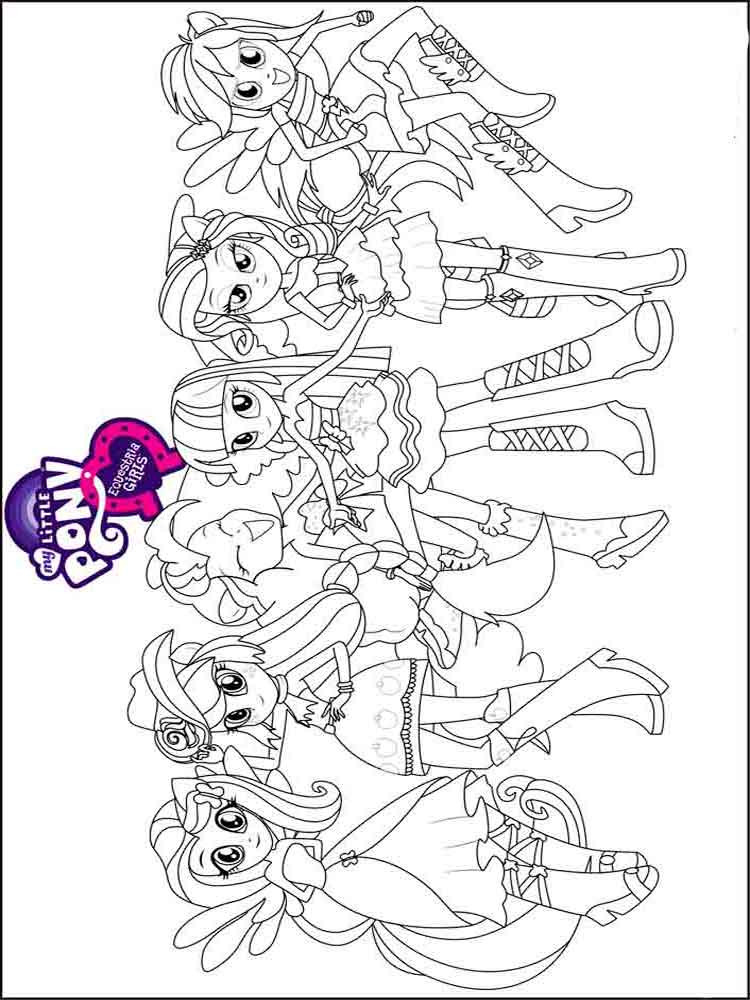 Equestria Girls Coloring Book
 My Little Pony Equestria Girl Coloring Pages To Print