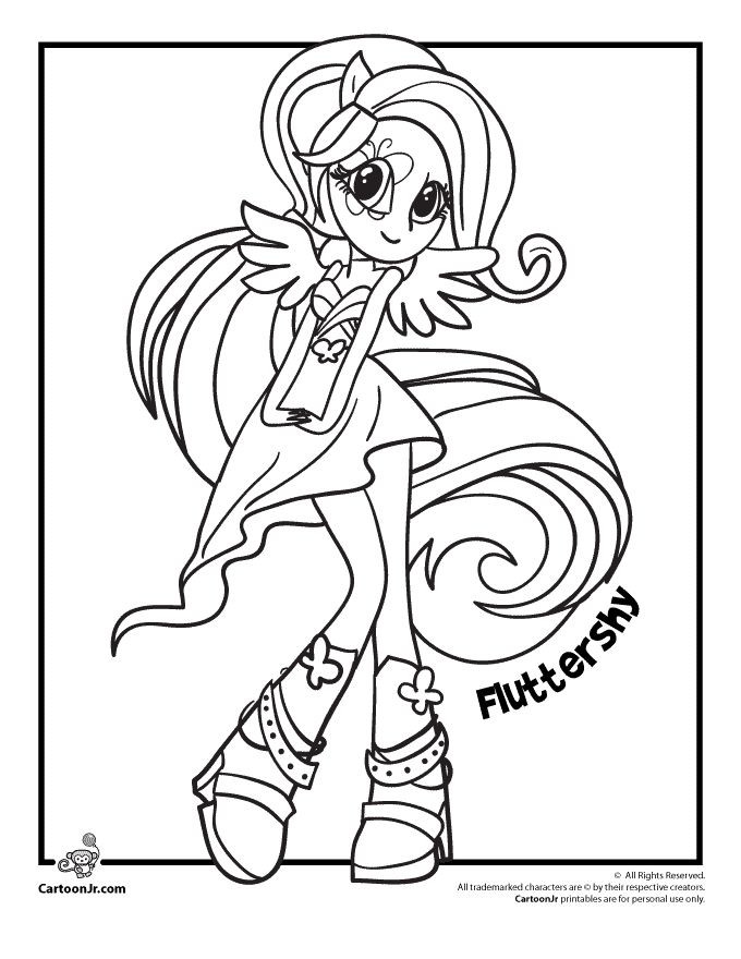 Equestria Girls Rainbow Rocks Coloring Pages
 Coloring Pages of My Little Pony Equestria Girls Rainbow