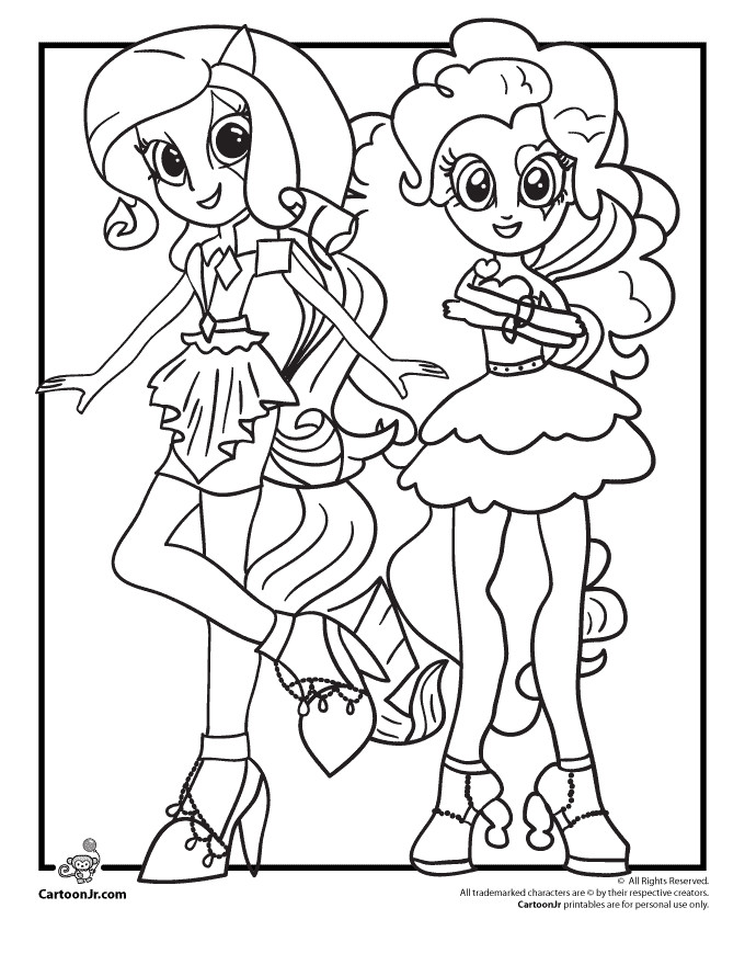 Equestria Girls Rarity Coloring Pages
 15 Printable My Little Pony Equestria Girls Coloring Pages