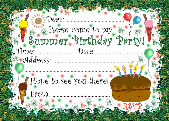Evites For Birthday Party
 Invitation Cards for Birthday Party