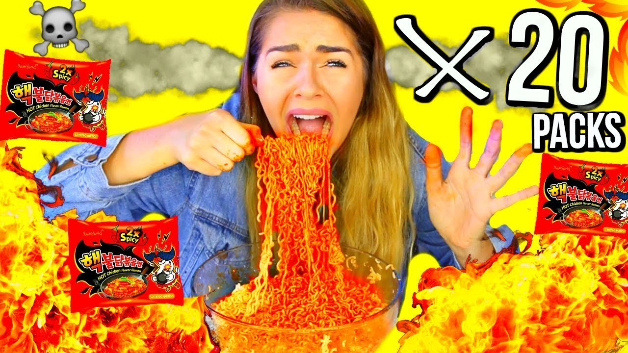 Extreme Spicy Noodles
 EXTREME SPICY NOODLE CHALLENGE NUCLEAR SPICY NOODLES