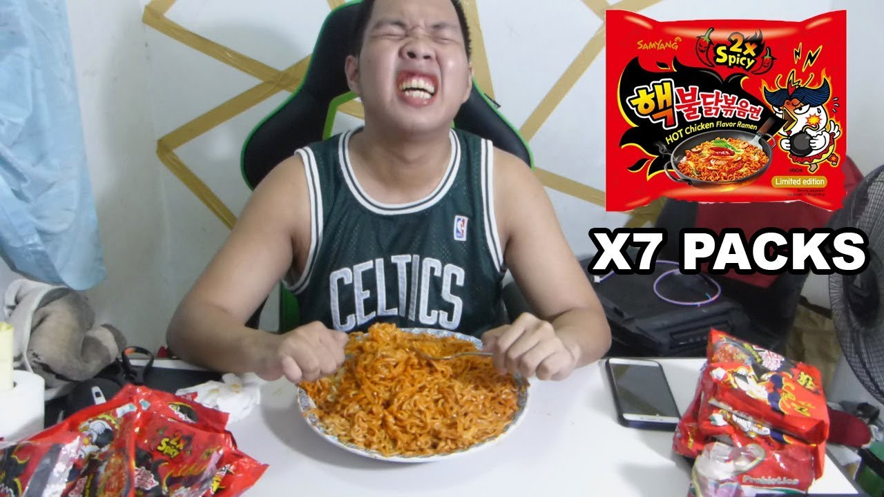 Extreme Spicy Noodles
 EXTREME SPICY NOODLE CHALLENGE X7 PACKS OF SAMYANG 2X