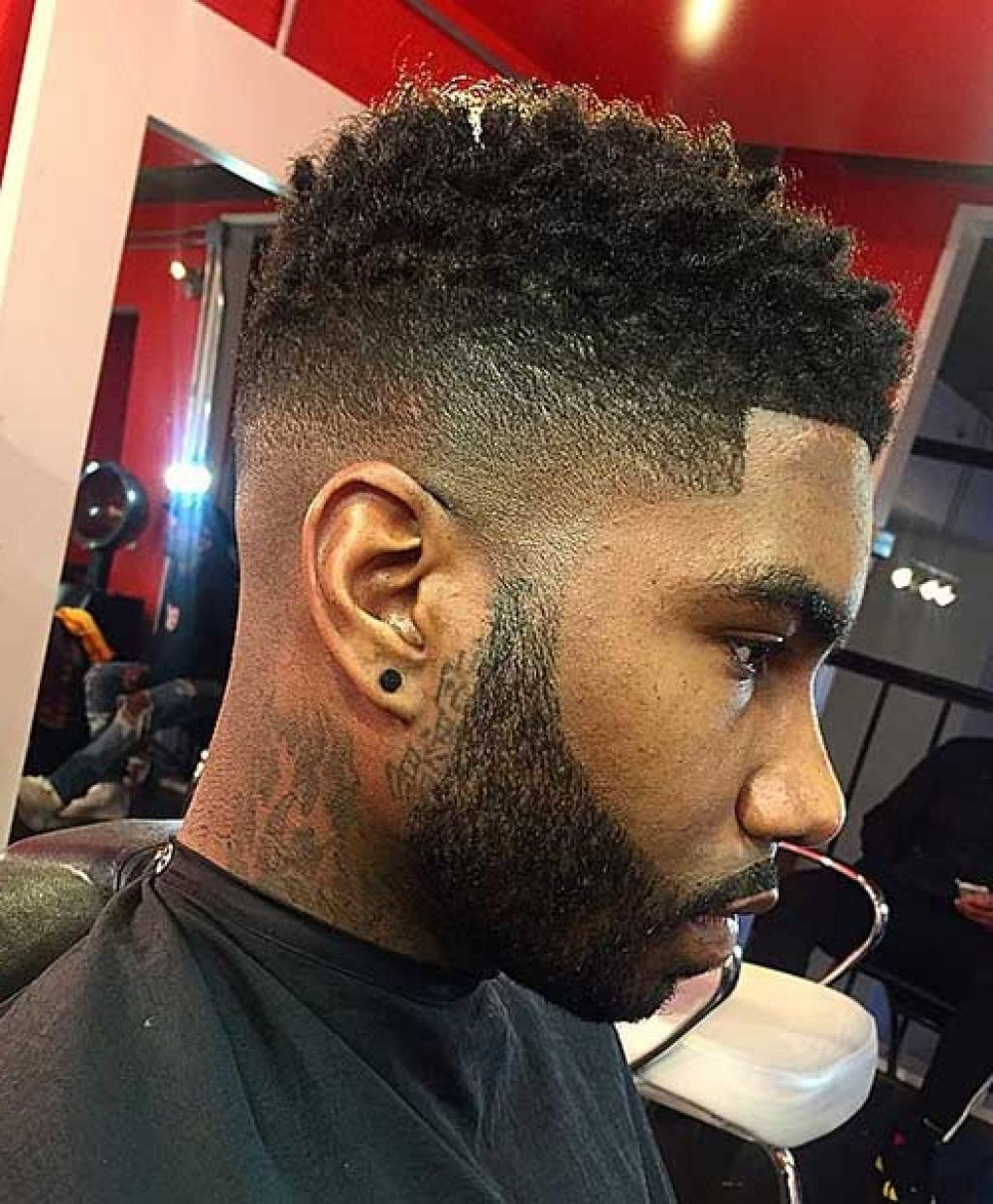 Fade Haircuts Black Male
 Picture of Black Men High Fade Haircut – Men Hairstyle