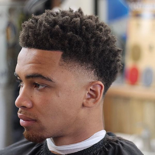 Fade Haircuts Black Male
 Fade Haircut for Black Men High and Low Afro Fade Haircut