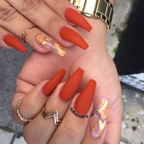 Fall Acrylic Nail Designs
 50 Best Fall Acrylic Nails for 2018 FAVHQ