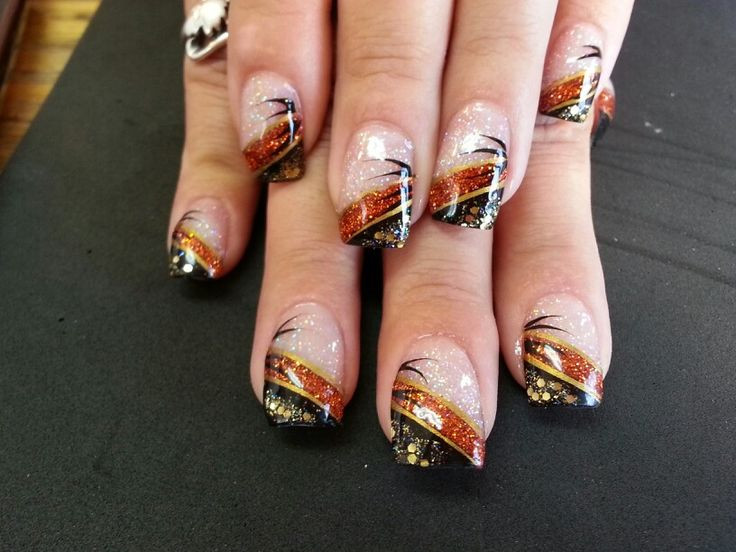 Fall Acrylic Nail Designs
 1562 best nail Art images on Pinterest