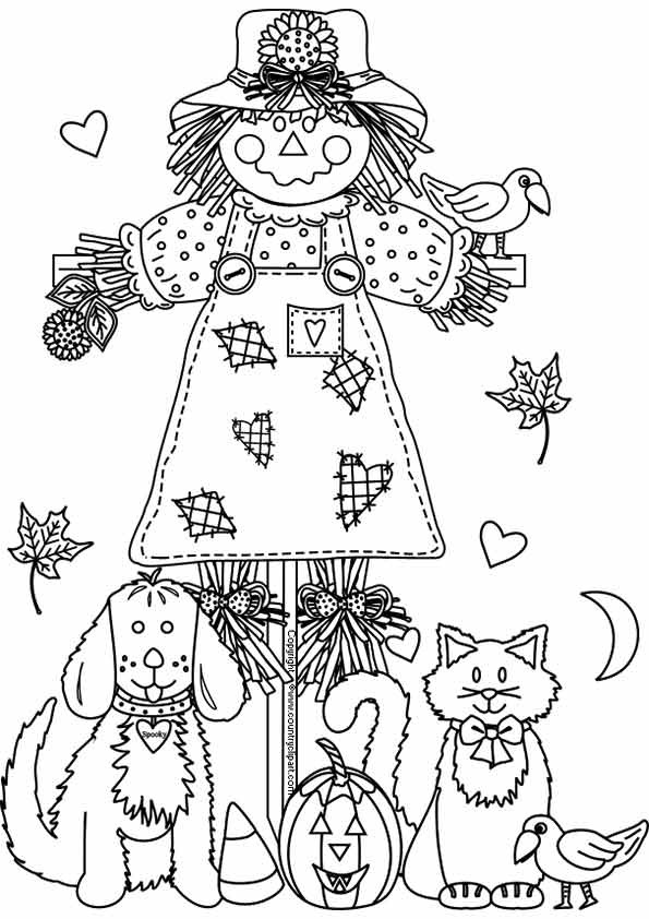 Fall Coloring Pages Free Printable
 Free Printable Fall Coloring Pages for Kids Best
