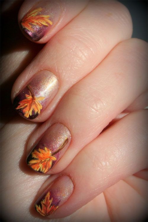 Fall Nail Colors Designs
 Stupendous Nail Designs for Fall 2014