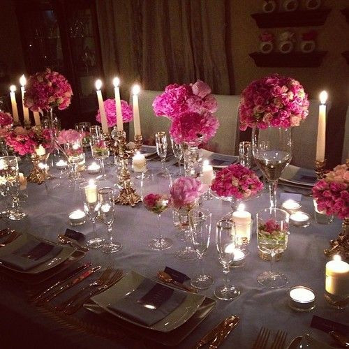 Fancy Dinner Party Ideas
 Elegant dinner party table setting TheEnVISIONFirm
