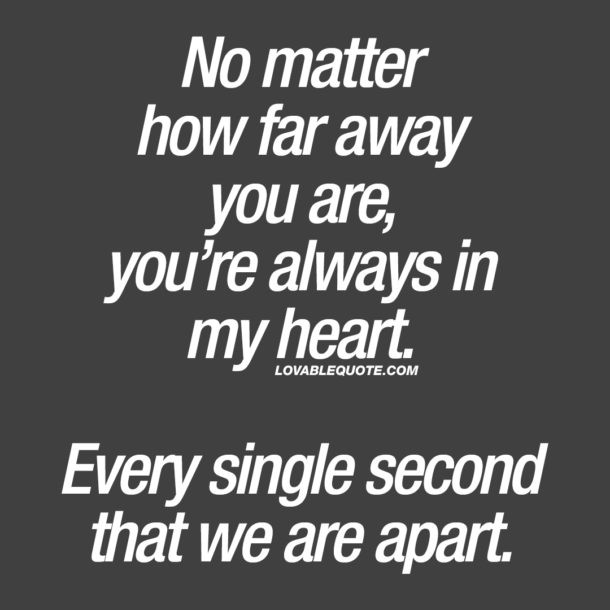 Far Away Lovers Quotes
 Lovable Quotes The best love relationship and couple