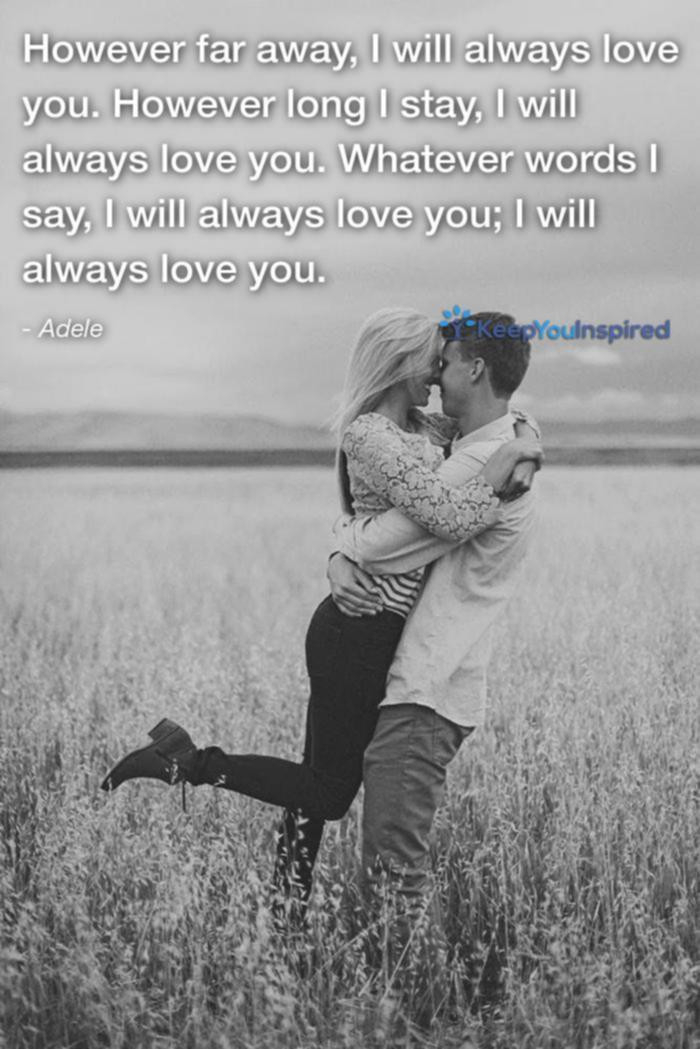 Far Away Lovers Quotes
 134 Famous I Love You Quotes with