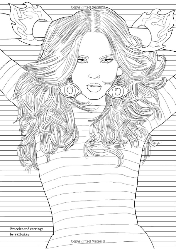 Top 25 Fashion Coloring Pages for Girls - Home, Family, Style and Art Ideas