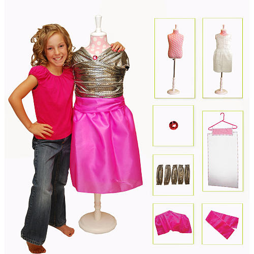 Fashion Design For Children
 Shailie Starter Fashion Designer Dress Form Starter Kit